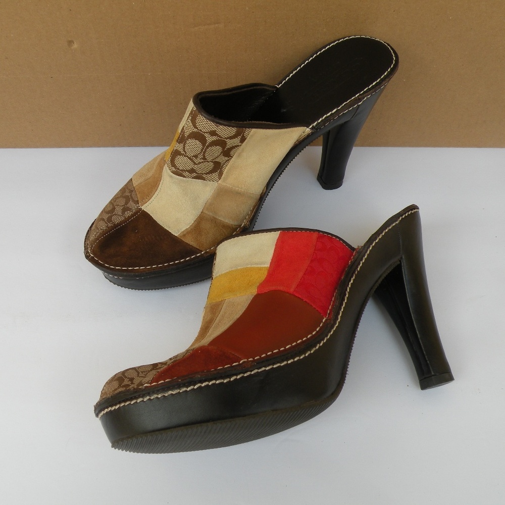Coach Patchwork Sandals Size 6 B - image 1